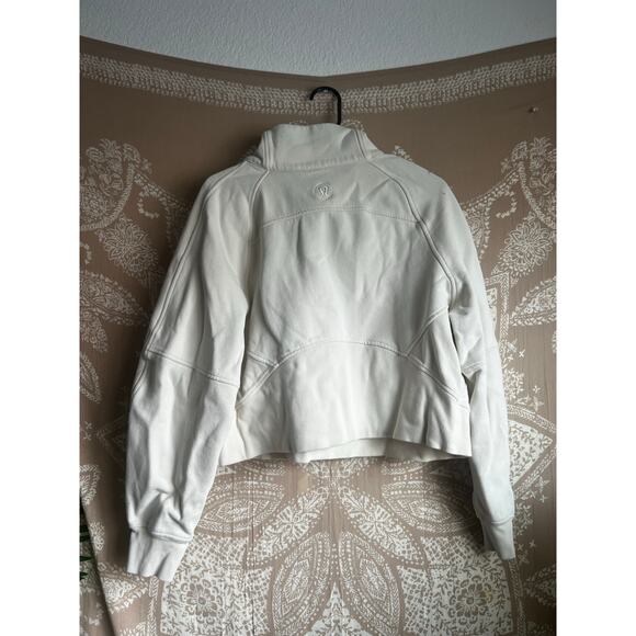 Lululemon Scuba Oversized Funnel Neck Half Zip in Cream - Picture 6 of 6